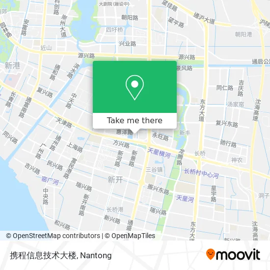 携程信息技术大楼 map