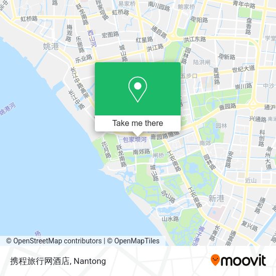 携程旅行网酒店 map