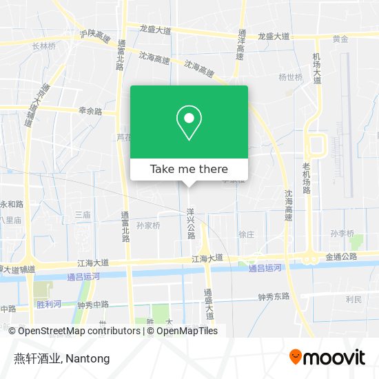 燕轩酒业 map