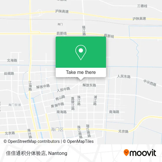 倍倍通积分体验店 map