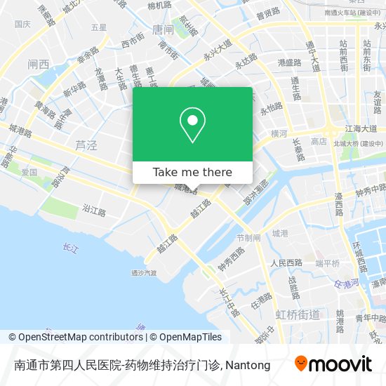 南通市第四人民医院-药物维持治疗门诊 map
