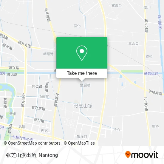 张芝山派出所 map
