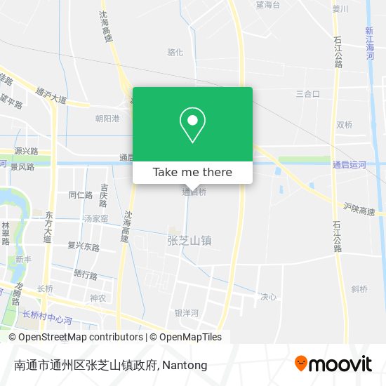 南通市通州区张芝山镇政府 map