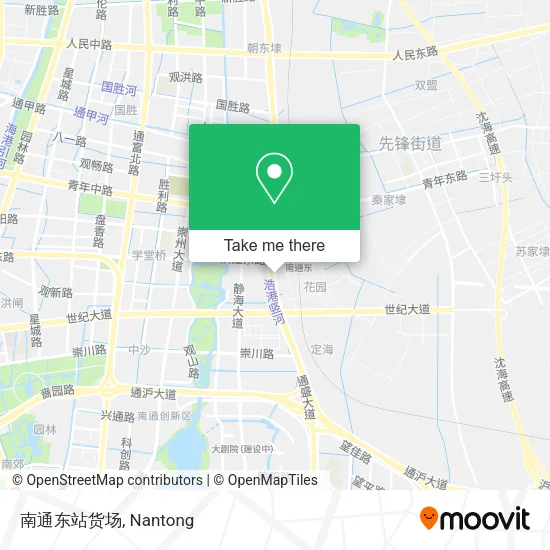 南通东站货场 map