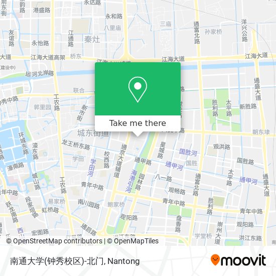 南通大学(钟秀校区)-北门 map