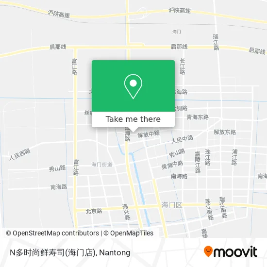N多时尚鲜寿司(海门店) map
