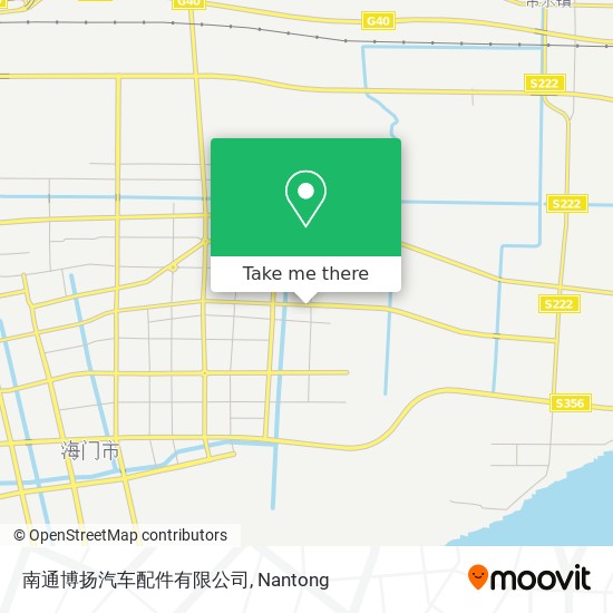 南通博扬汽车配件有限公司 map