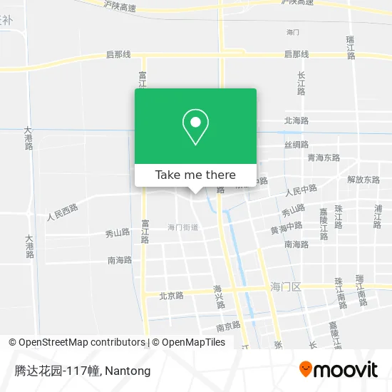 腾达花园-117幢 map