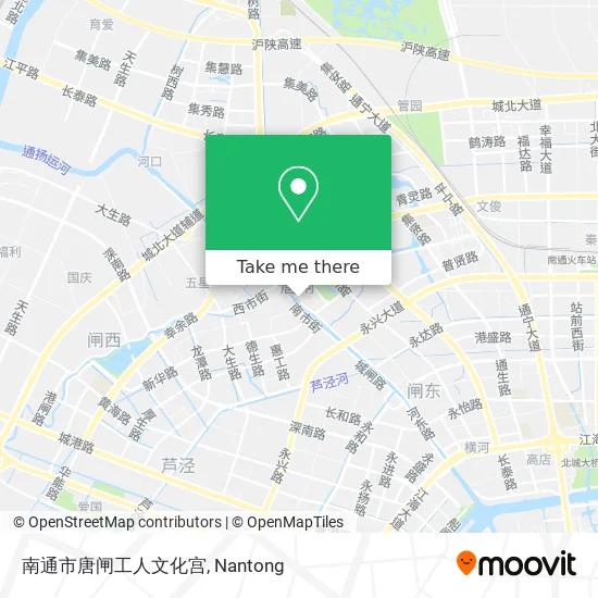 南通市唐闸工人文化宫 map