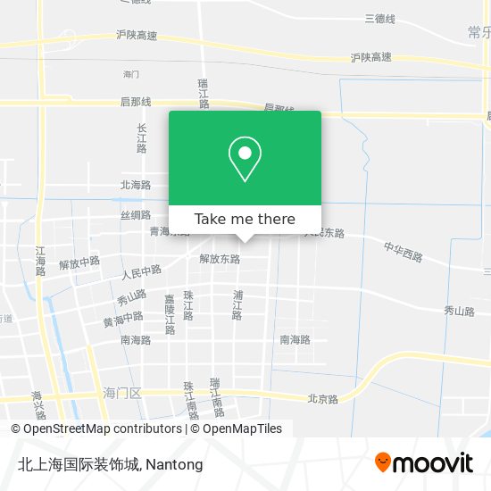 北上海国际装饰城 map