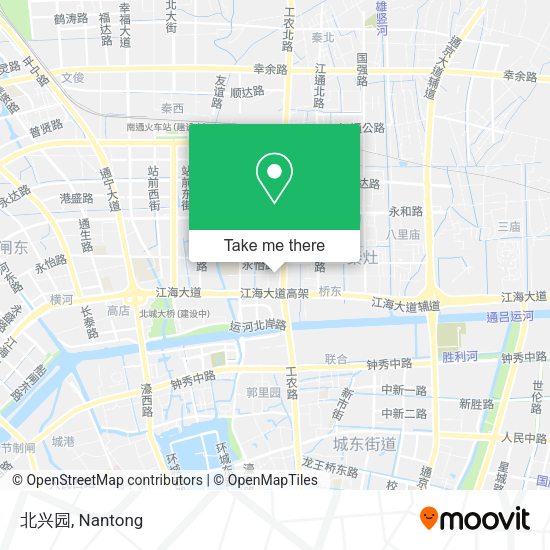 北兴园 map
