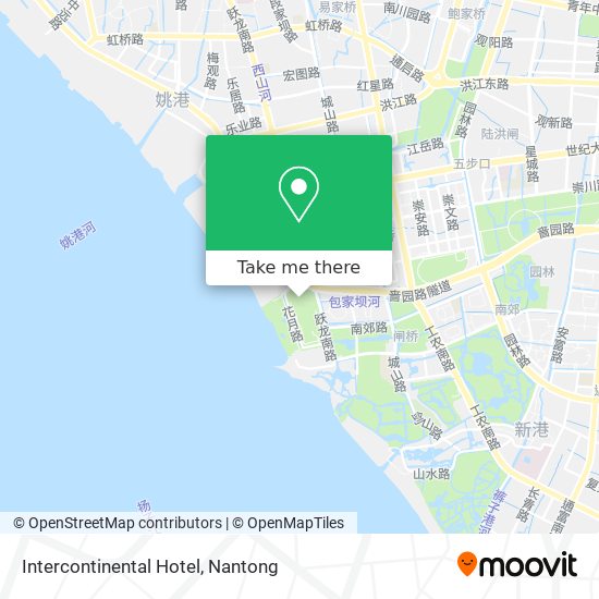 Intercontinental Hotel map