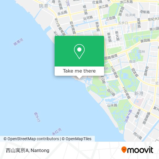 西山寓所A map