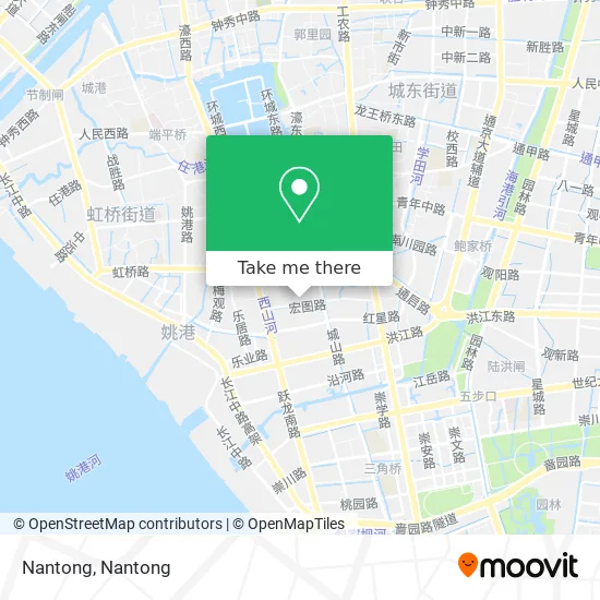 Nantong map