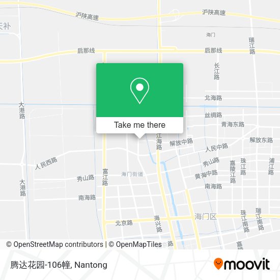 腾达花园-106幢 map