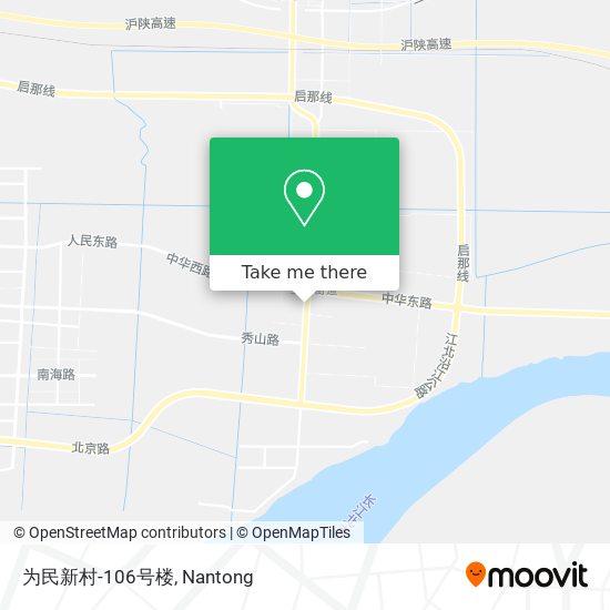 为民新村-106号楼 map