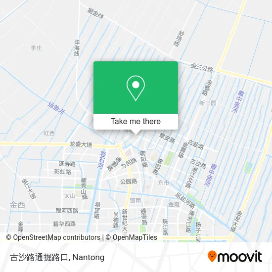 古沙路通掘路口 map