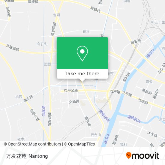万发花苑 map