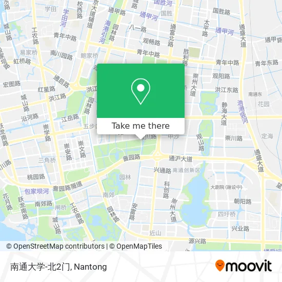 南通大学-北2门 map