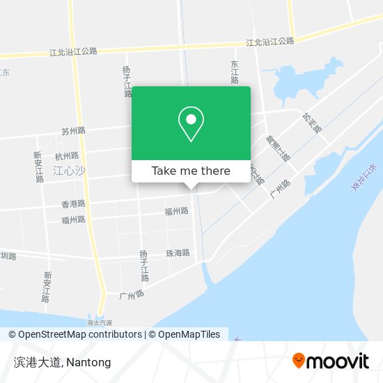 滨港大道 map