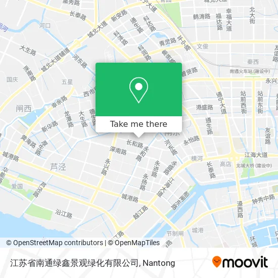 江苏省南通绿鑫景观绿化有限公司 map