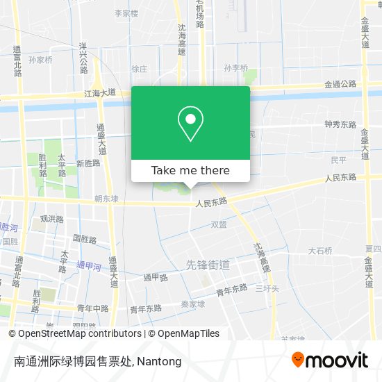 南通洲际绿博园售票处 map