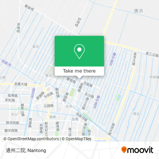 通州二院 map