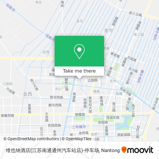 维也纳酒店(江苏南通通州汽车站店)-停车场 map