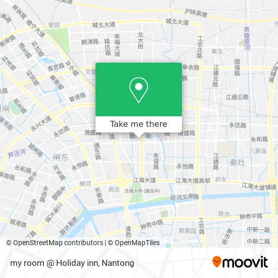 my room @  Holiday inn map