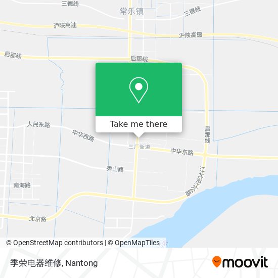 季荣电器维修 map