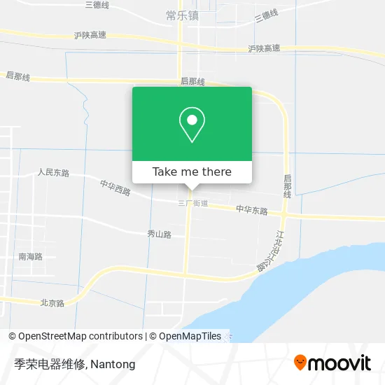 季荣电器维修 map
