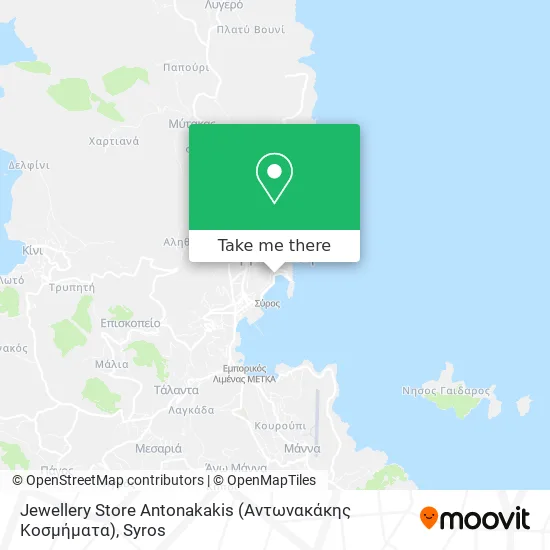 Jewellery Store Antonakakis (Αντωνακάκης Κοσμήματα) map