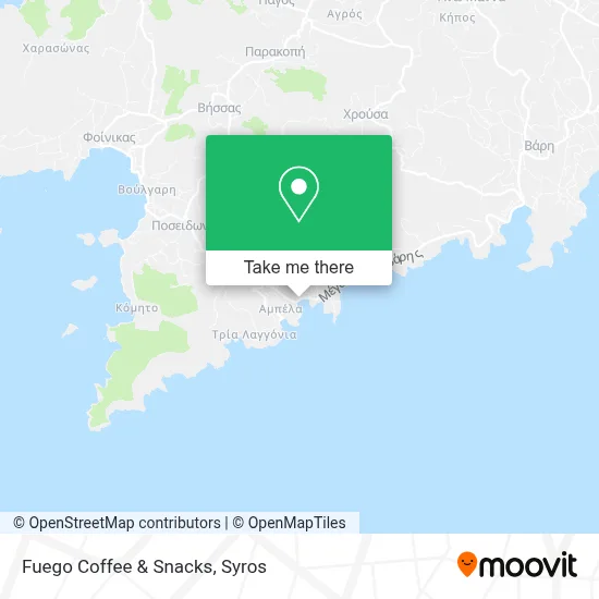 Fuego Coffee & Snacks map