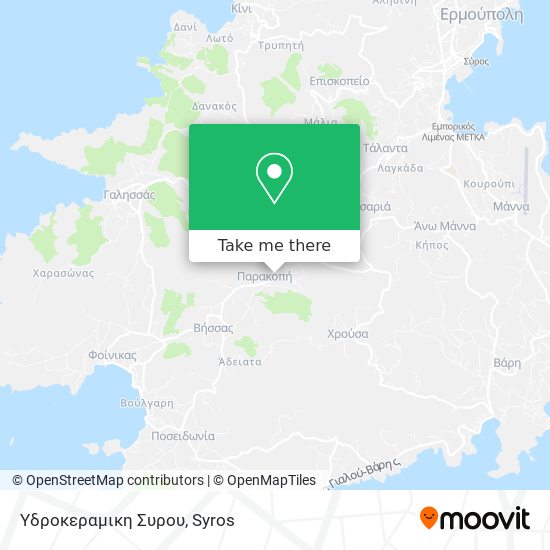Υδροκεραμικη Συρου map