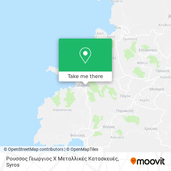 Ρουσσος Γεωργιος Χ Μεταλλικές Κατασκευές map