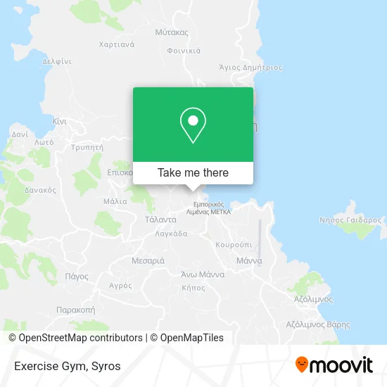 Exercise Gym map