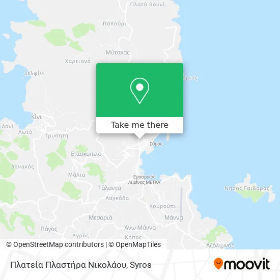 Πλατεία Πλαστήρα Νικολάου map