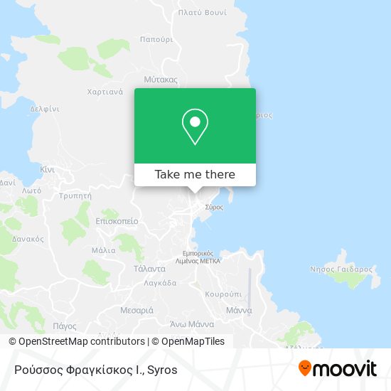 Ρούσσος Φραγκίσκος Ι. map