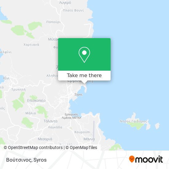 Βούτσινος map