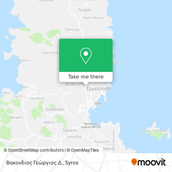 Βακονδιος Γεώργιος Δ. map