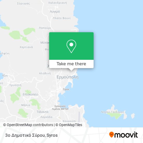 3ο Δημοτικό Σύρου map