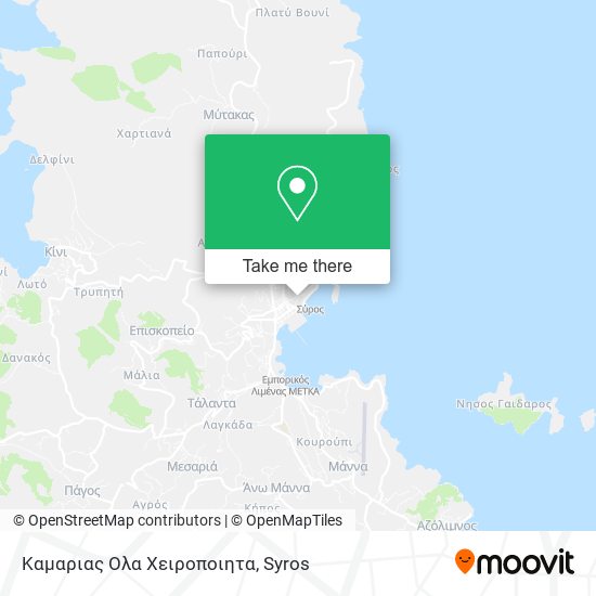 Καμαριας Ολα Χειροποιητα map