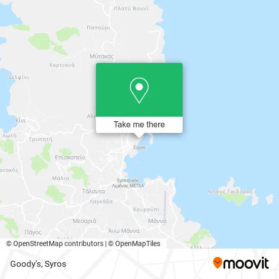 Goody's map