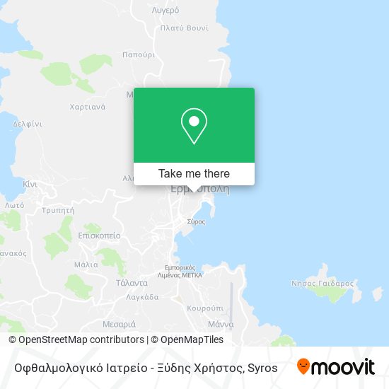 Οφθαλμολογικό Ιατρείο - Ξύδης Χρήστος map