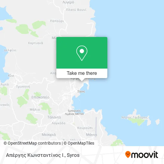 Απέργης Κωνσταντίνος Ι. map
