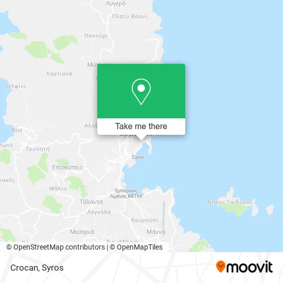 Crocan map