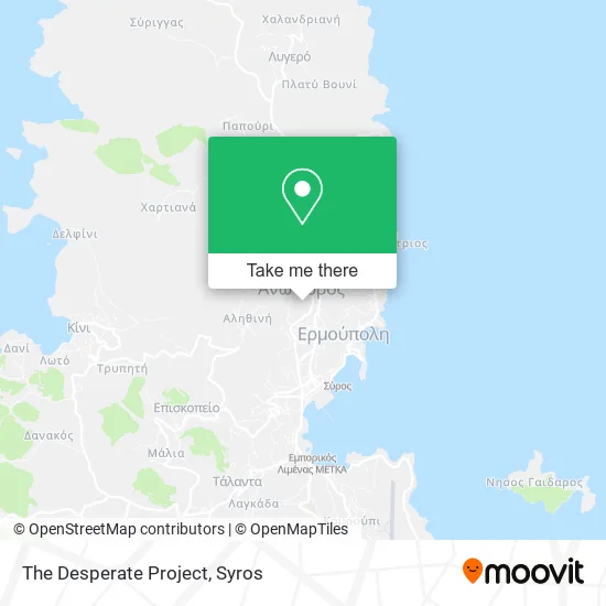 The Desperate Project map
