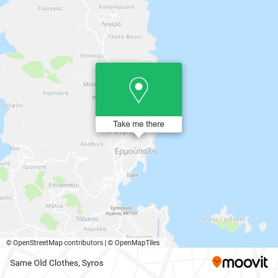 Same Old Clothes map