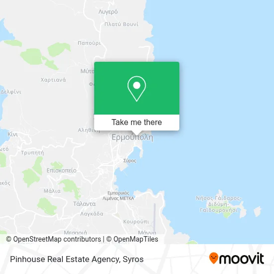 Pinhouse Real Estate Agency map