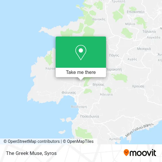 The Greek Muse map
